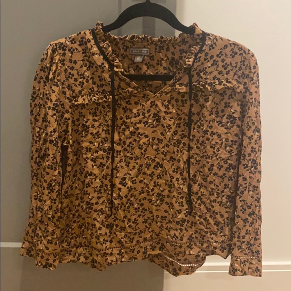 MP Point Sur Jcrew Silk Top